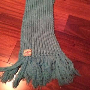 Hollister Blue Knit Scarf
